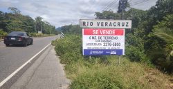 Terreno de venta en Omoa Cortes con naciente de agua y cabañas