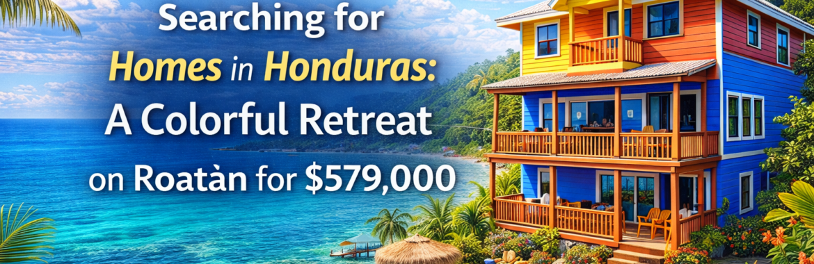 Searching for Homes in Honduras: A Colorful Retreat on Roatán for $579,000